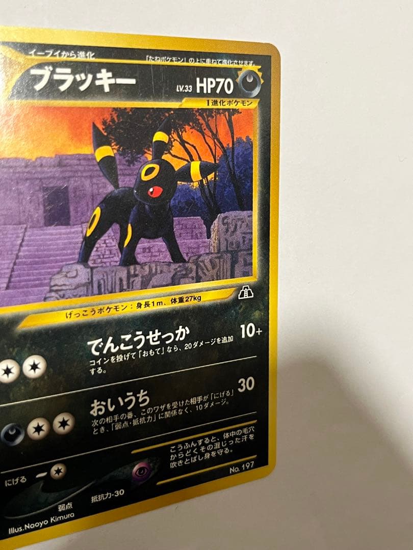 ブラッキー_プレミアムファイル2 PROMO 第2世代ポケモンカード　旧裏