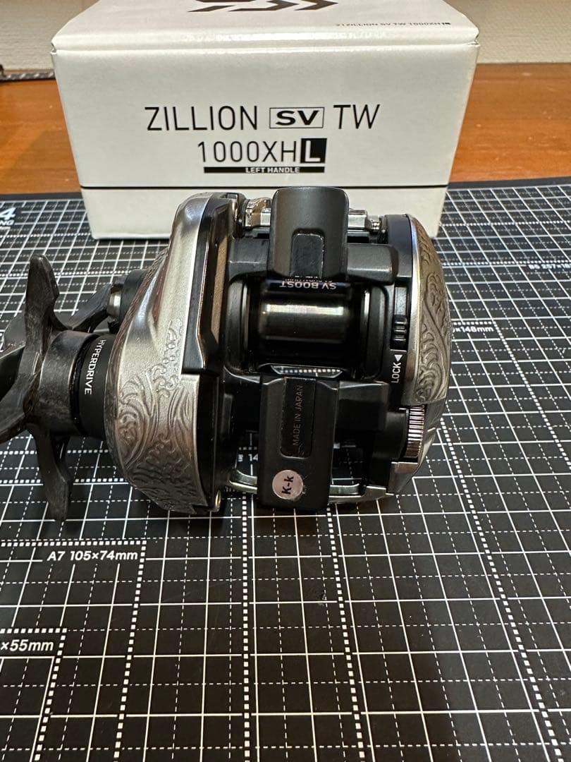 ダイワ　21ジリオンSVTW 1000XHL 左　保護フィルム施工