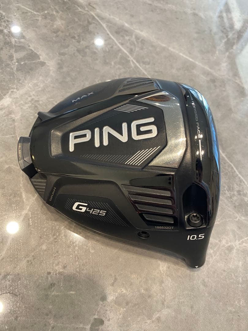 PING G425MAX ドライバーヘッドのみ10.5度 ヘッドカバー付き