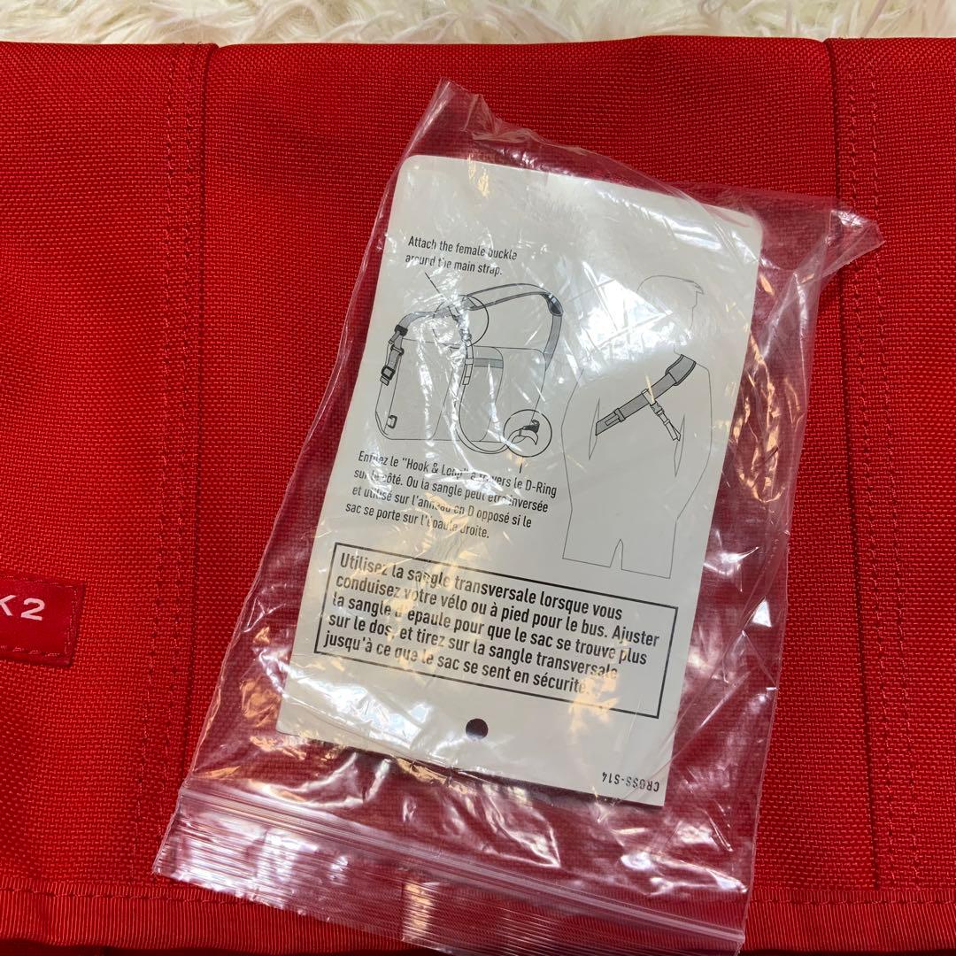 良品　TIMBUK2　ティンバックツー　メッセンジャーバッグ　M　赤　付属品あり