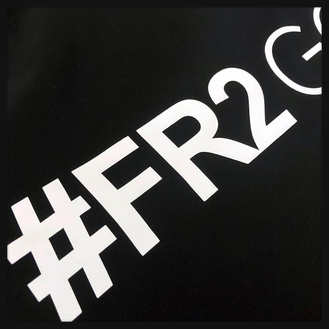 【新品同様】FR2ゴルフ ビッグロゴ ジャージ 刺繍ロゴ ブラック M 即完売品