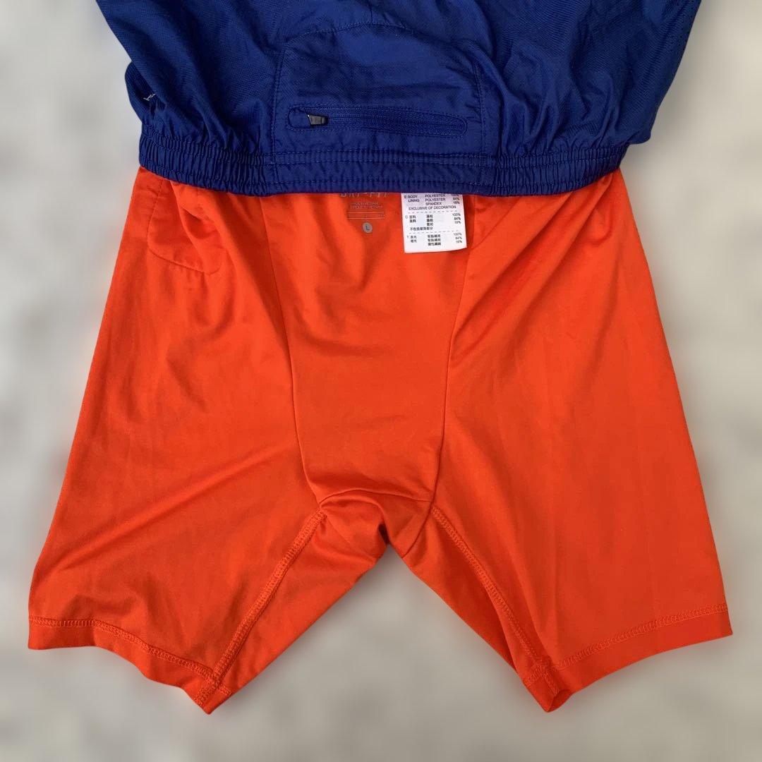 Nike Dri-FIT ランニングショーツ L ネイビー/オレンジ