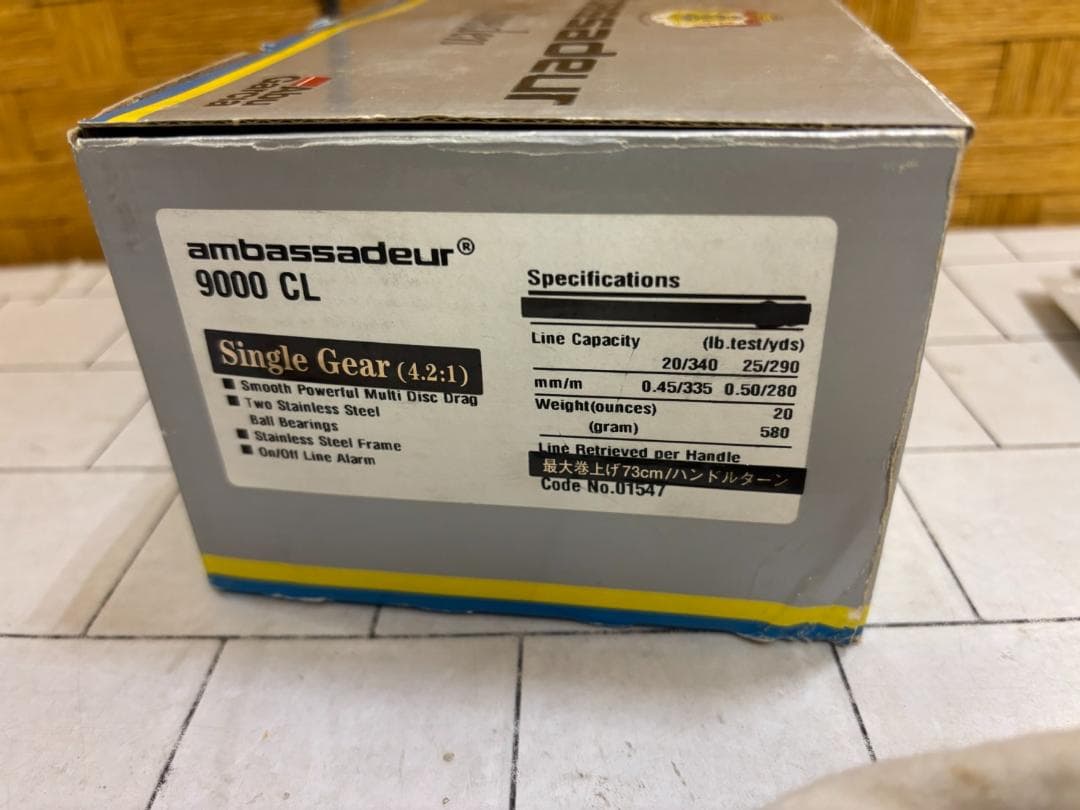 【中古品】AbuGarcia ambassadeur 9000CL リール