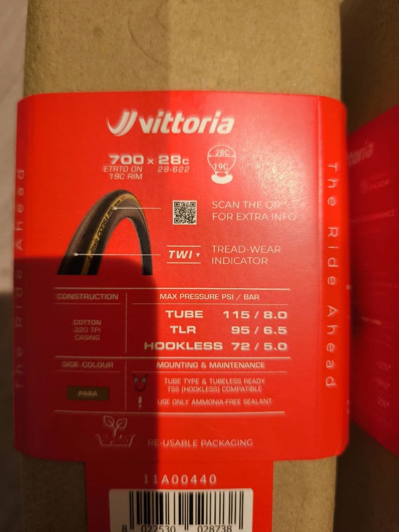 Vittoria Corsa Pro Control 28C 未使用 2本セット