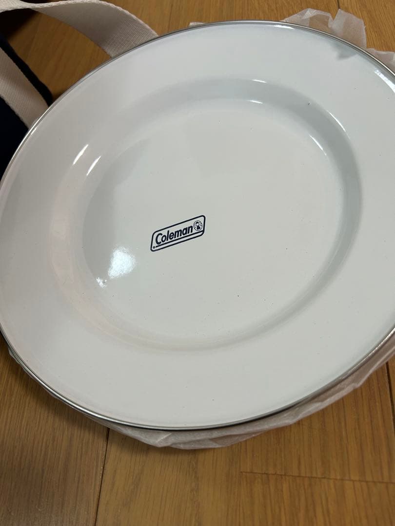 新品 コールマン エナメルディッシュウェアセット 食器セット キャンプ