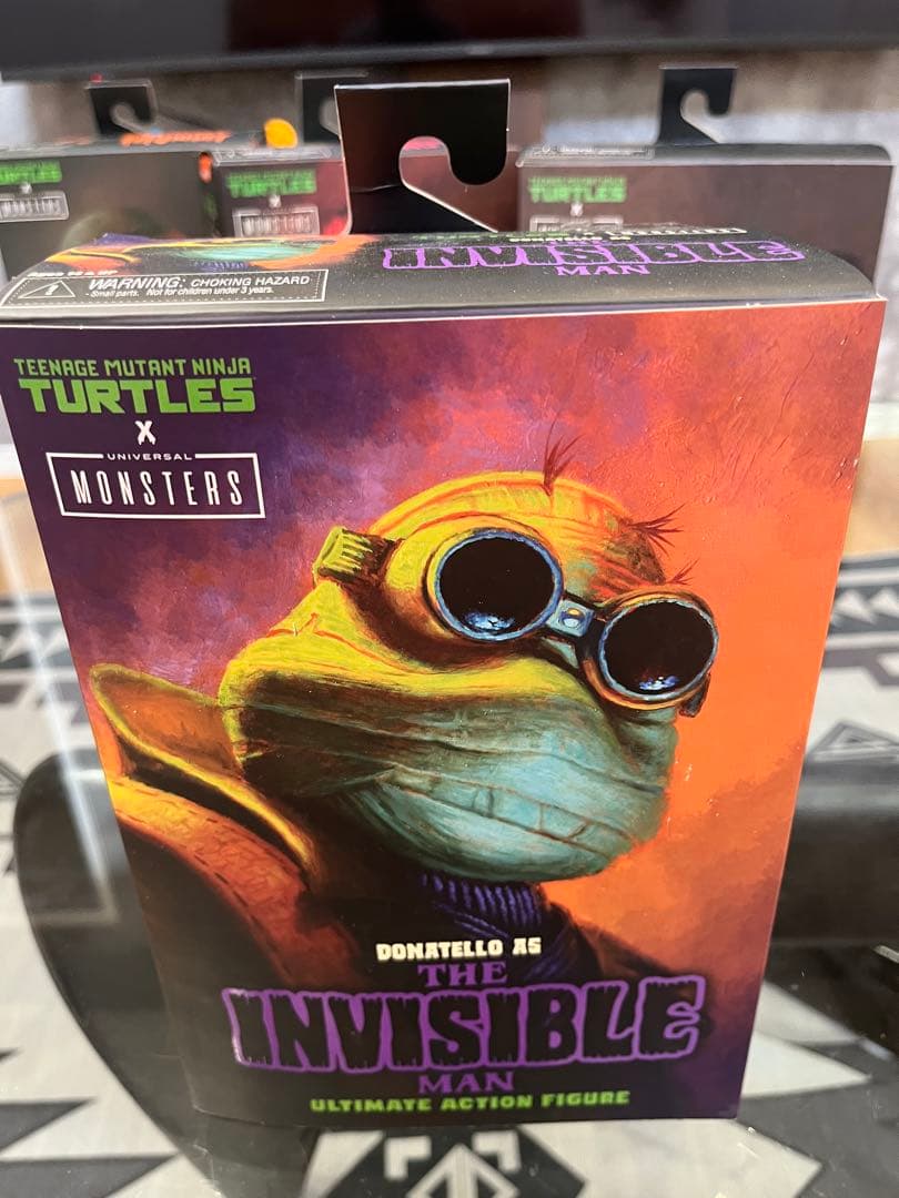 NECA タートルズ　ユニバーサルモンスター　豆魚雷正規品　4体セット　開封品