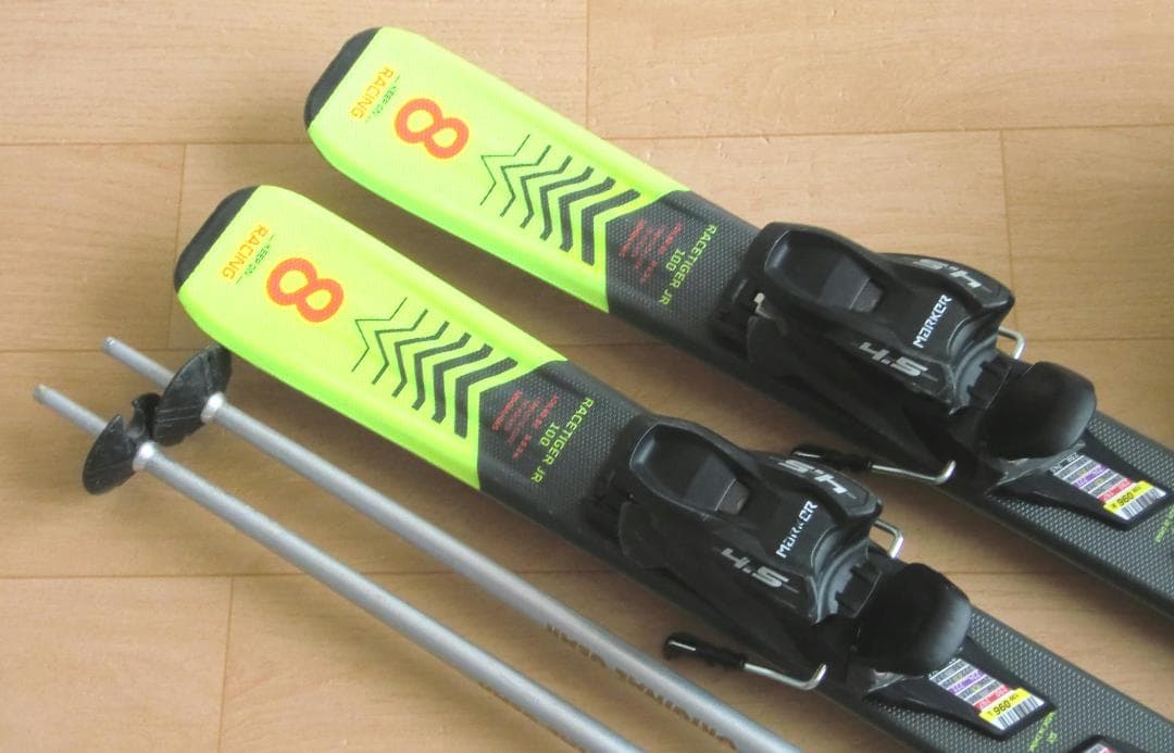 ■■送料無料■VOLKL■子供用スキーセット■板100靴20.5■WAX済■■