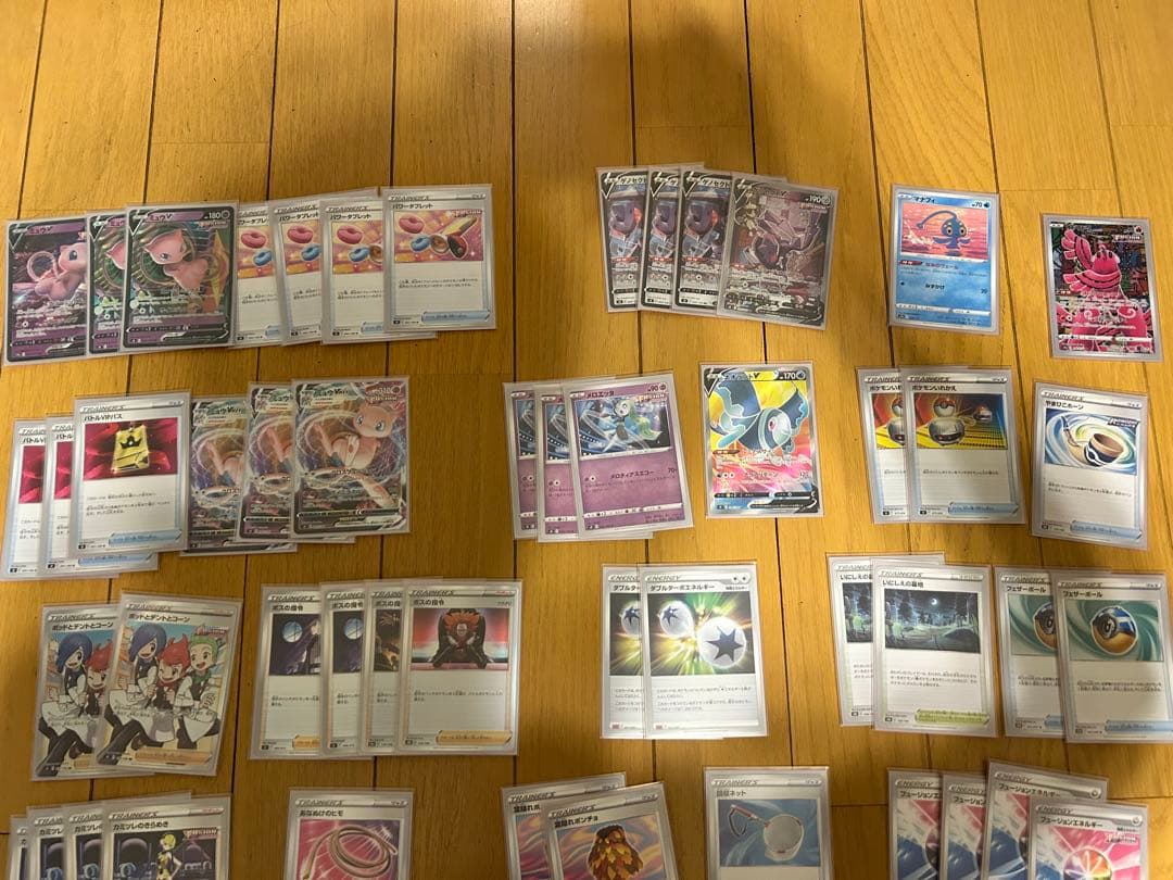 ポケカ　引退品　旧裏　セット売り　EX AR スリーブ　デッキ構築済み