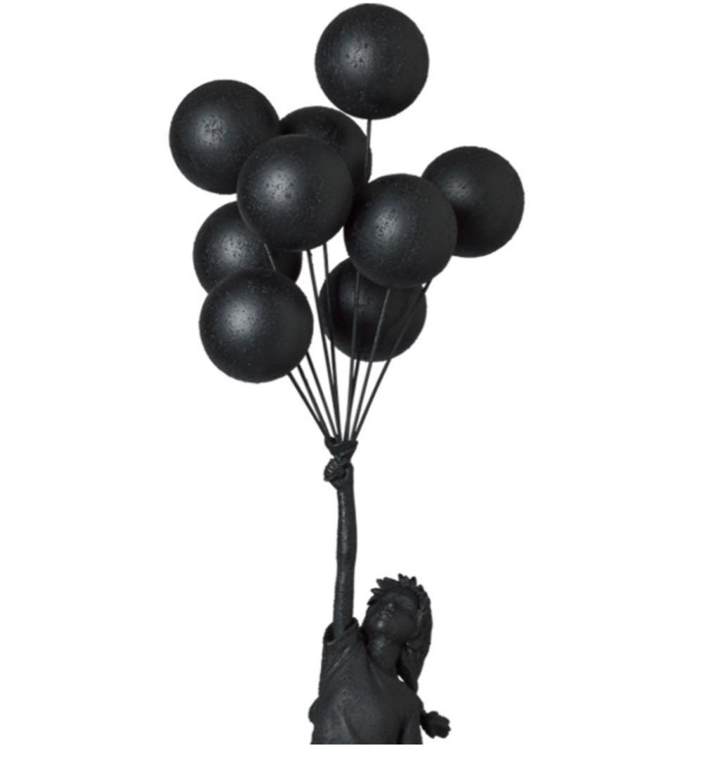 新品FLYING BALLOONS GIRL BLACK GESSO VER
