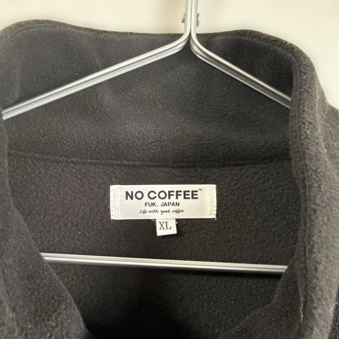 NO COFFEE CLUBHAUS フリースジャケット XLサイズ
