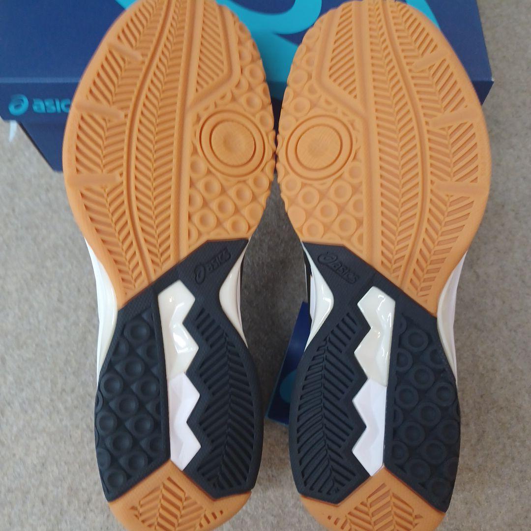 ASICS 28cm バレーボールシューズ ホワイト/レッド/ブラック