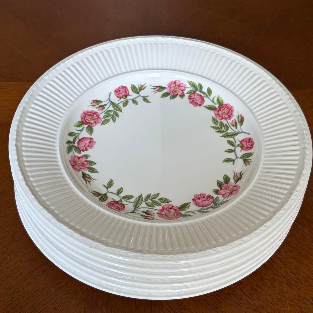 【レア美品】英国製　ウェッジウッド★ロザリンド★デザート皿　2枚
