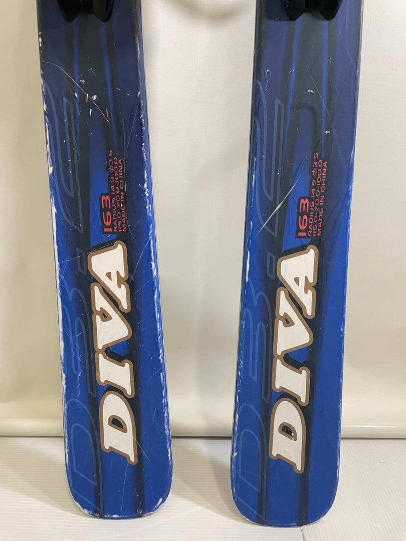 HART DIVA スキー板 163cm ビンディングセット