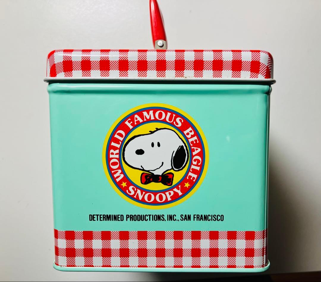 激レアスヌーピー 金属製バッグ Snoopy & WOODSTOCK 昭和レトロ