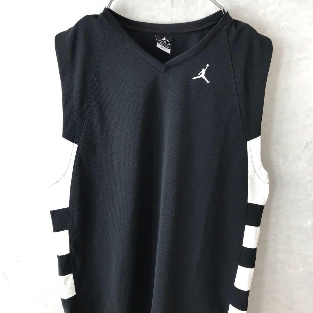 00ｓ ＮＩＫＥ ＡＩＲ ＪＯＲＤＡＮ ゲームシャツ ヴィンテージ 黒白 ＸＬ
