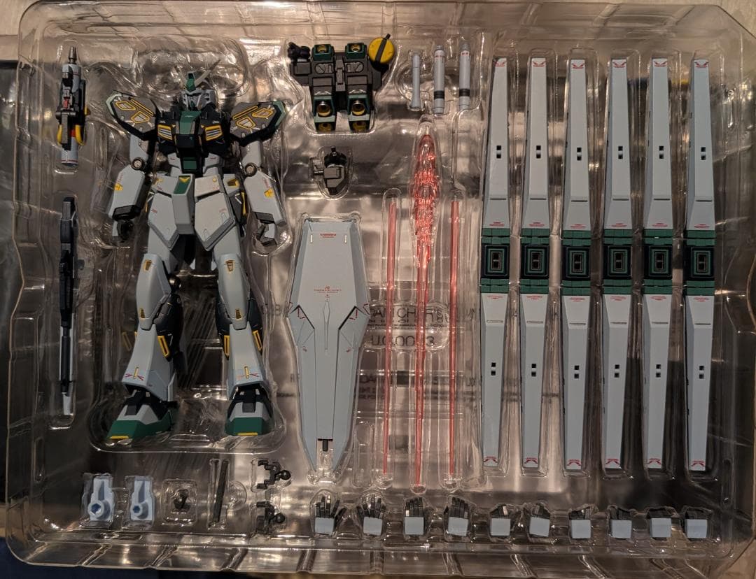 美品 メタルロボット魂 量産型νガンダム フィン・ファンネル装備 ニューガンダム