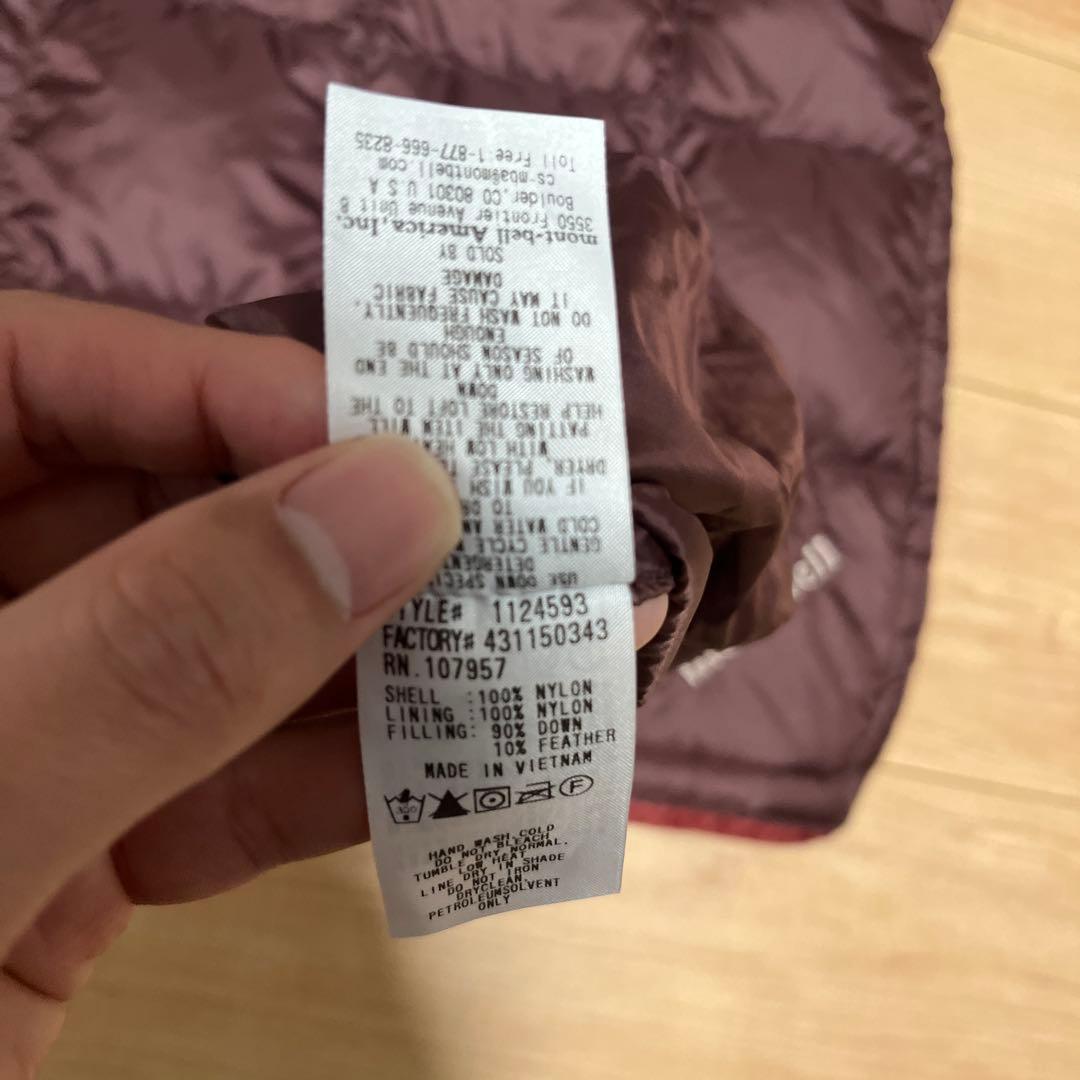 美品　mont-bell ダウンブランケット　M size