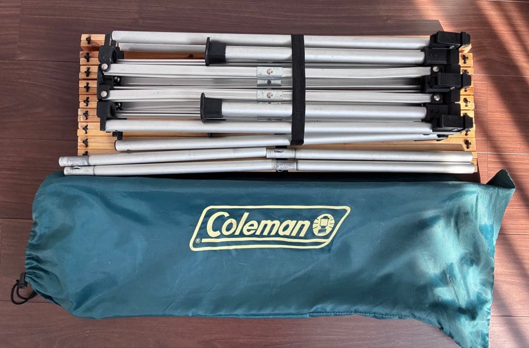 コールマン Coleman ナチュラルウッドロールテーブル　120