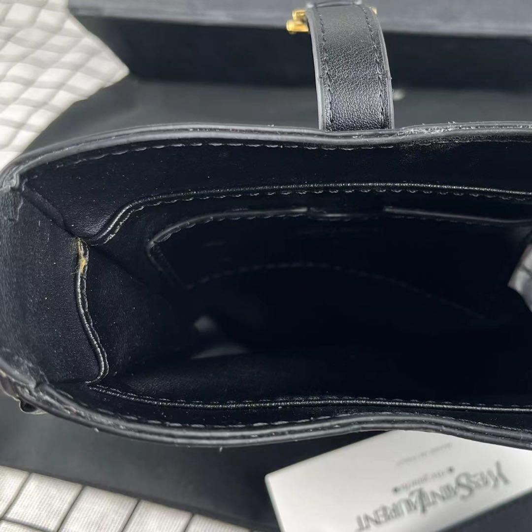 YSL サンローラン バーティカルLE5 A7 フォンホルダー ショルダーバッグ