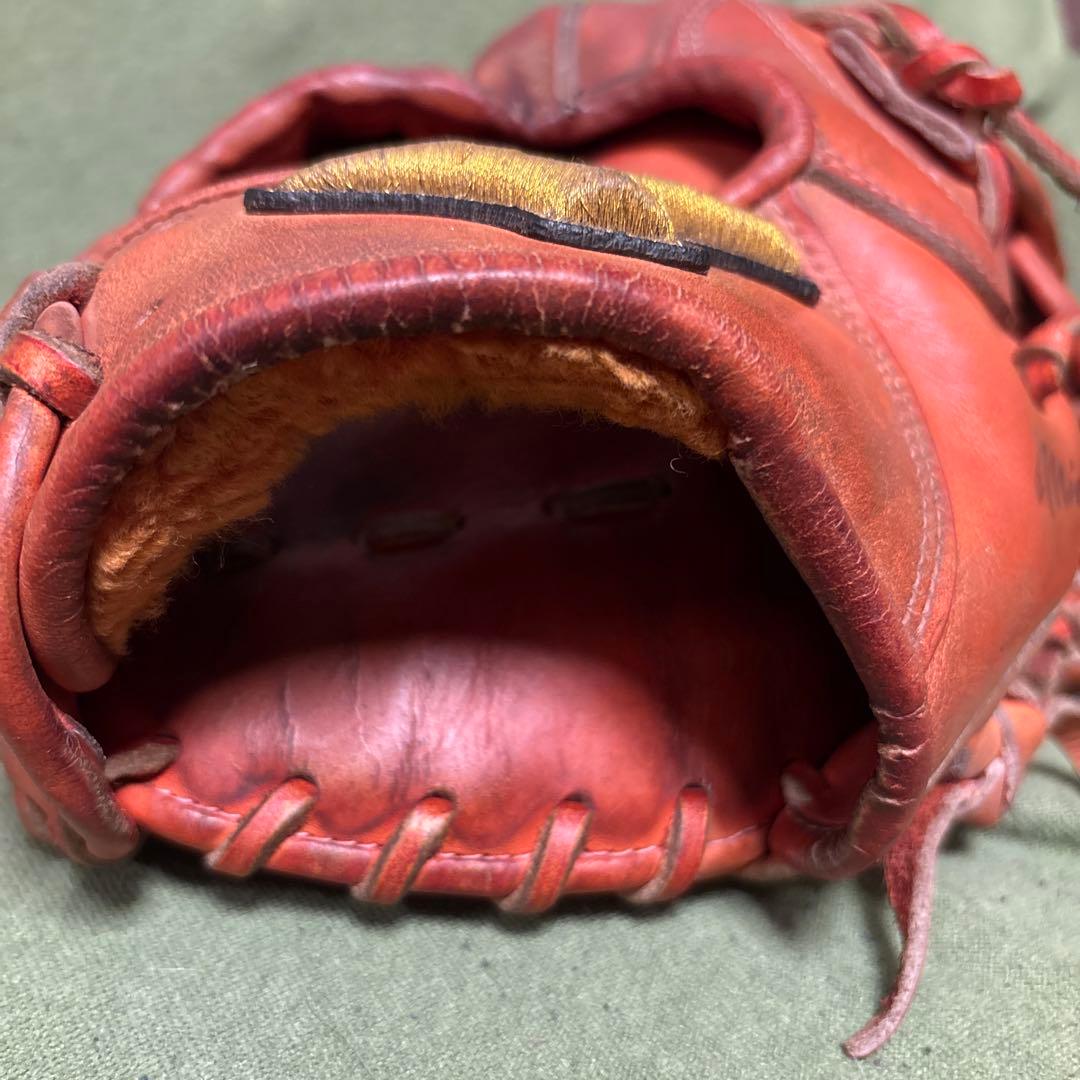 Mizuno Pro 硬式グローブ オレンジ 菊池涼介モデル