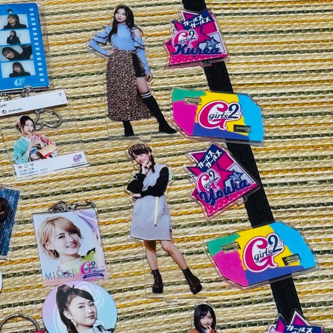 Girls2 ガールズガールズ 缶バッジ アクリルスタンド 等 セット c