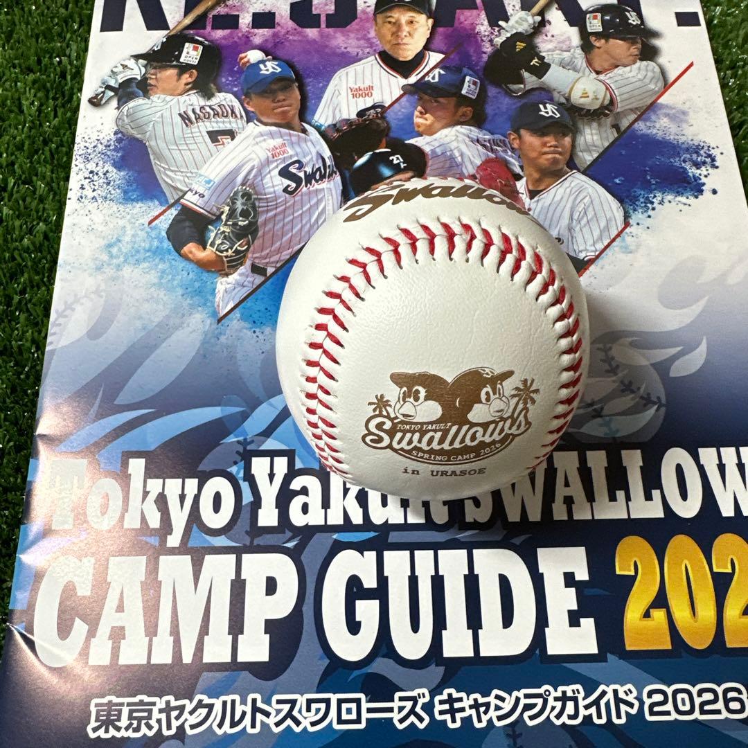 ヤクルトスワローズ 荘司宏太選手　直筆サインボール 2026 沖縄キャンプ限定球