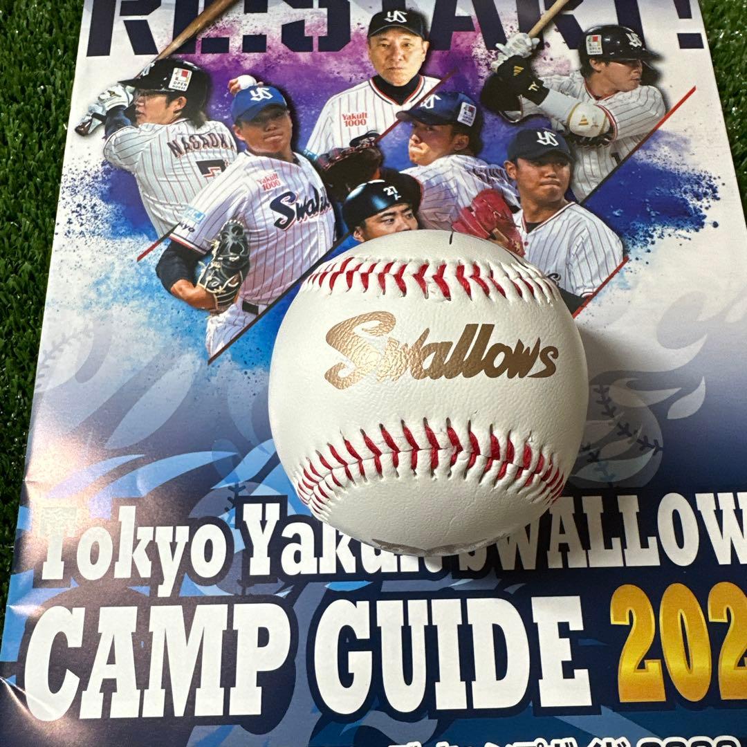 ヤクルトスワローズ 荘司宏太選手　直筆サインボール 2026 沖縄キャンプ限定球