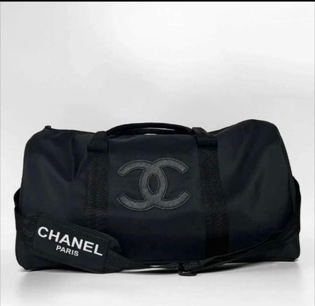 CHANEL シャネル　ボストンバックノベルティ　黒