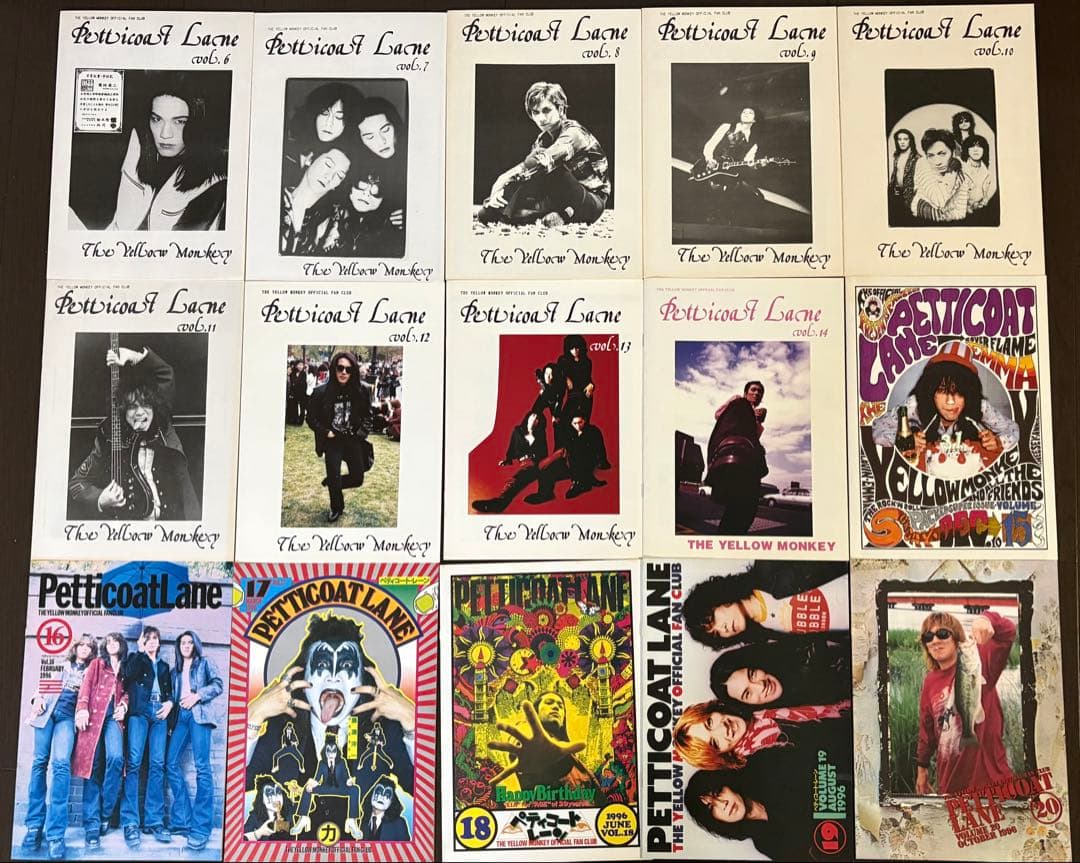 THE YELLOW MONKEY イエモン 会報(vol.6～vol.46)