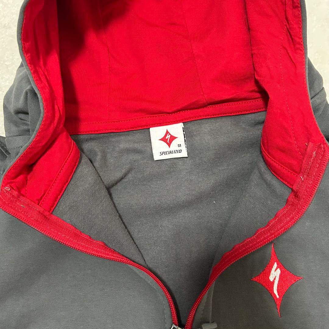 【美品】Specialized スペシャライズド ジップ　パーカー　裏ボア　起毛