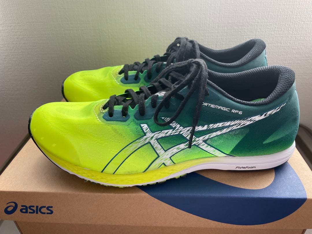 asics SORTIEMAGIC RP 6 グリーン/イエロー 27.0㎝