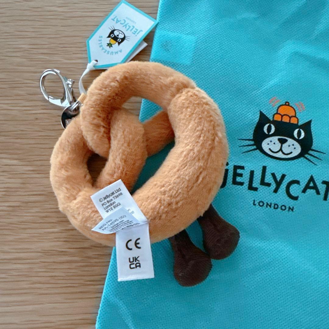  ジェリーキャット　プレッツェル ぬいぐるみキーホルダー 正規品
