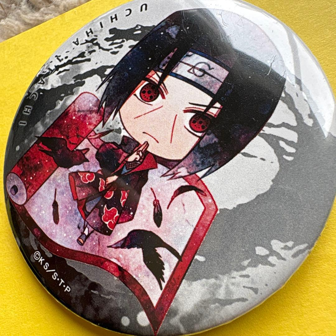 うちはイタチ　NARUTO-ナルト-疾風伝 メタリック缶バッジ 第1弾