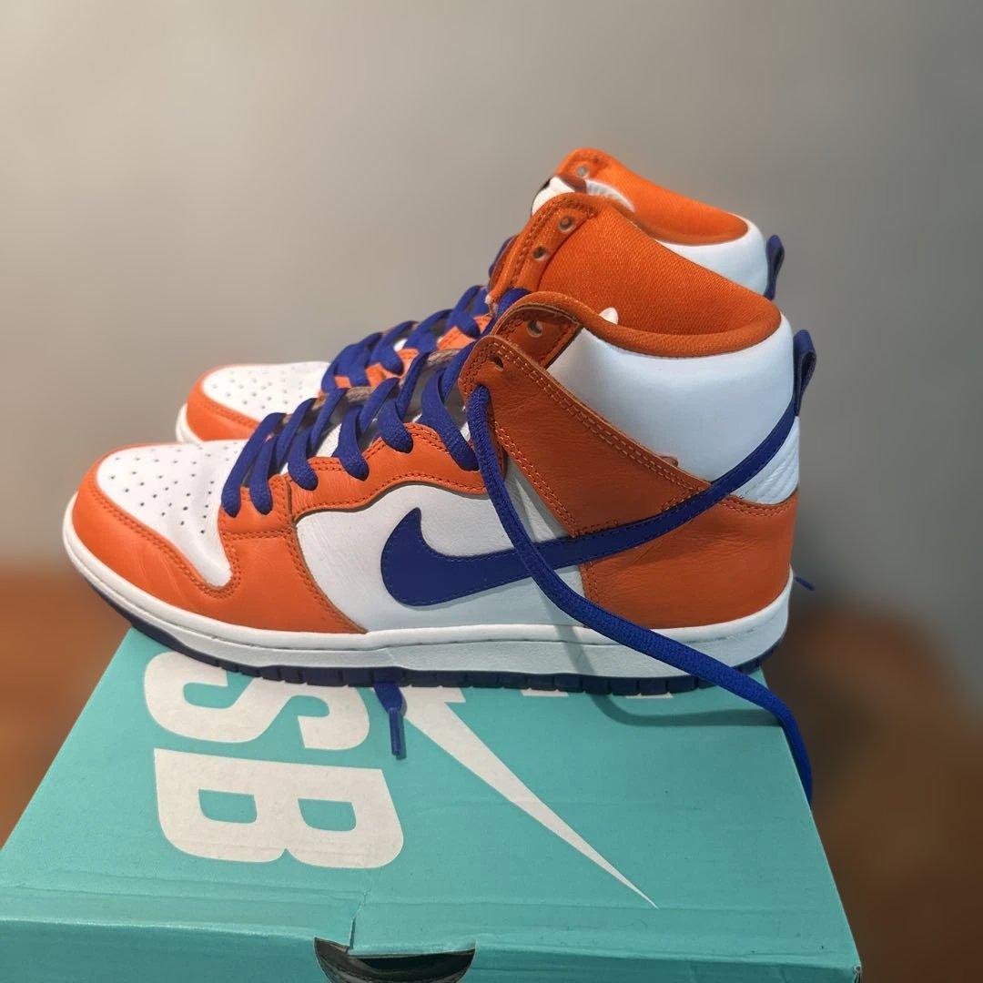 NIKE DUNK HIGH SB オレンジ/ホワイト 26.0cm