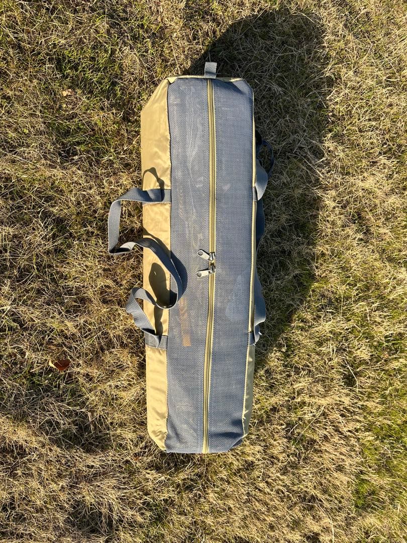 ユニフレームREVO TARP※旧型　ヘキサ型タープ　ポール　ペグ　ハンマー付属