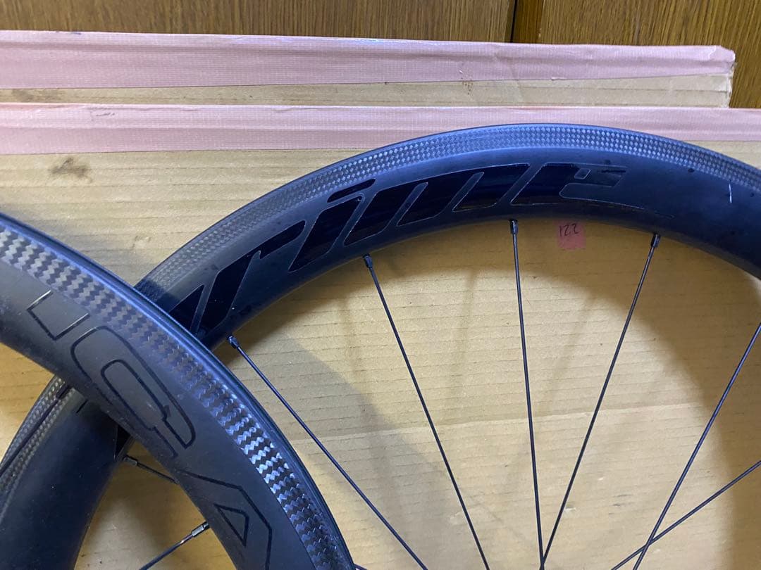 カーボンホイール前後セット　ジャンク品