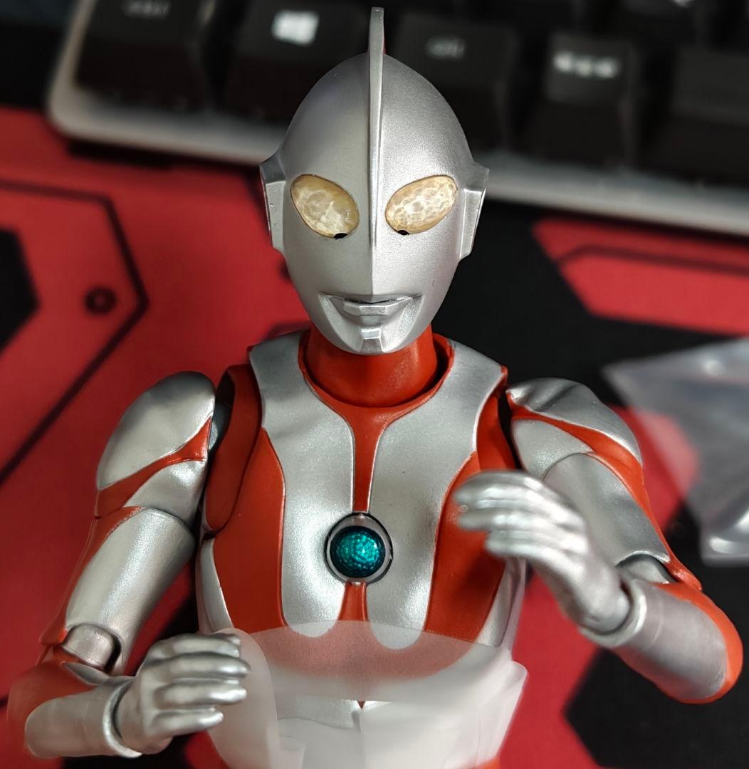 カスタム改造品s.h.figuarts真骨彫ウルトラマン用頭部改造パーツCタイプ