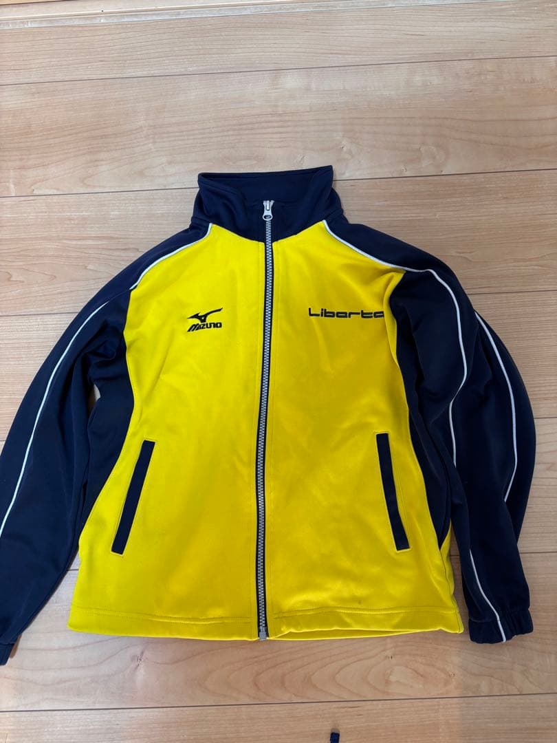 リベルタ Mizuno ジャージ上下セット イエロー/ネイビー