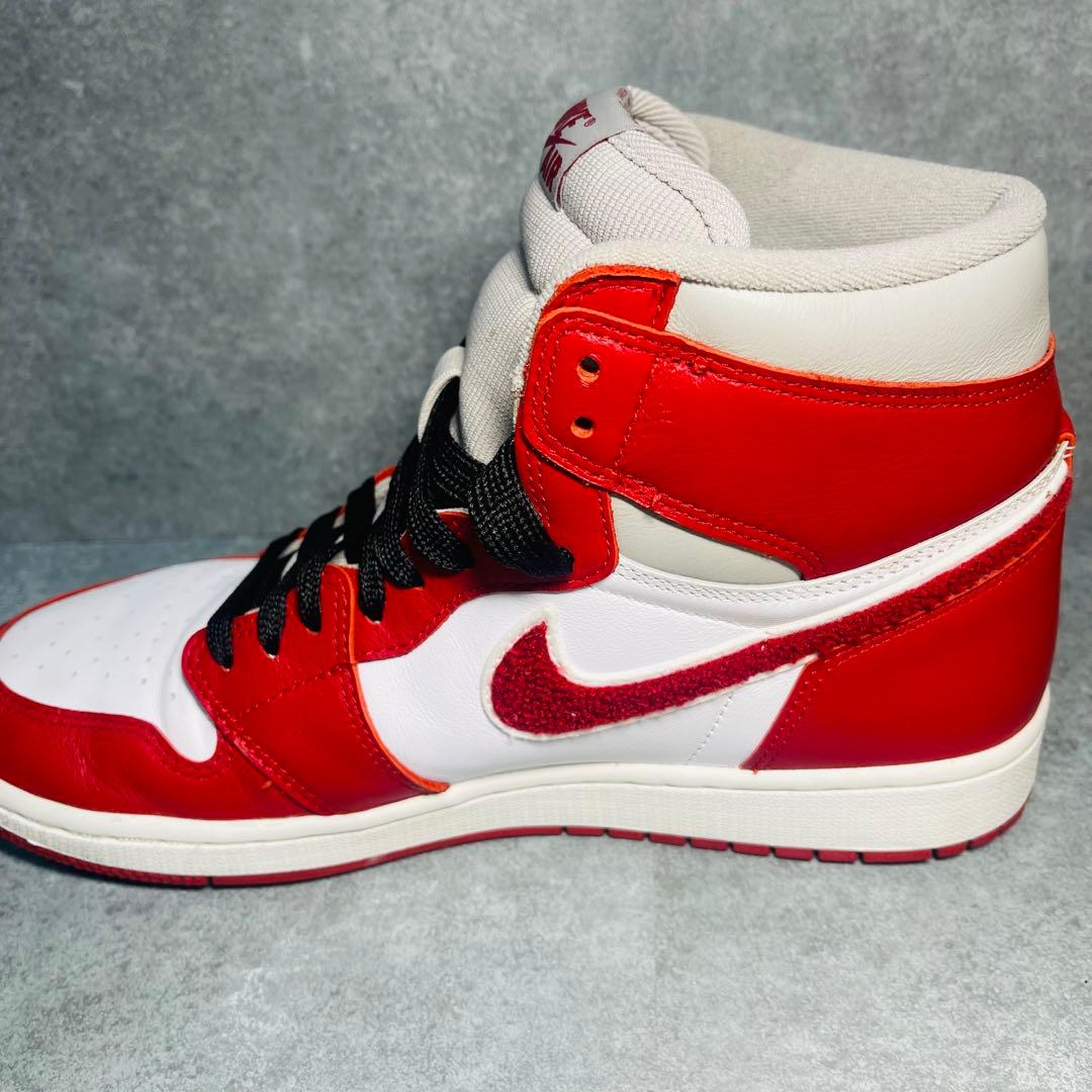 【美品✨】NIKE ナイキ エアジョーダン1 ハイ OG バーシティレッド
