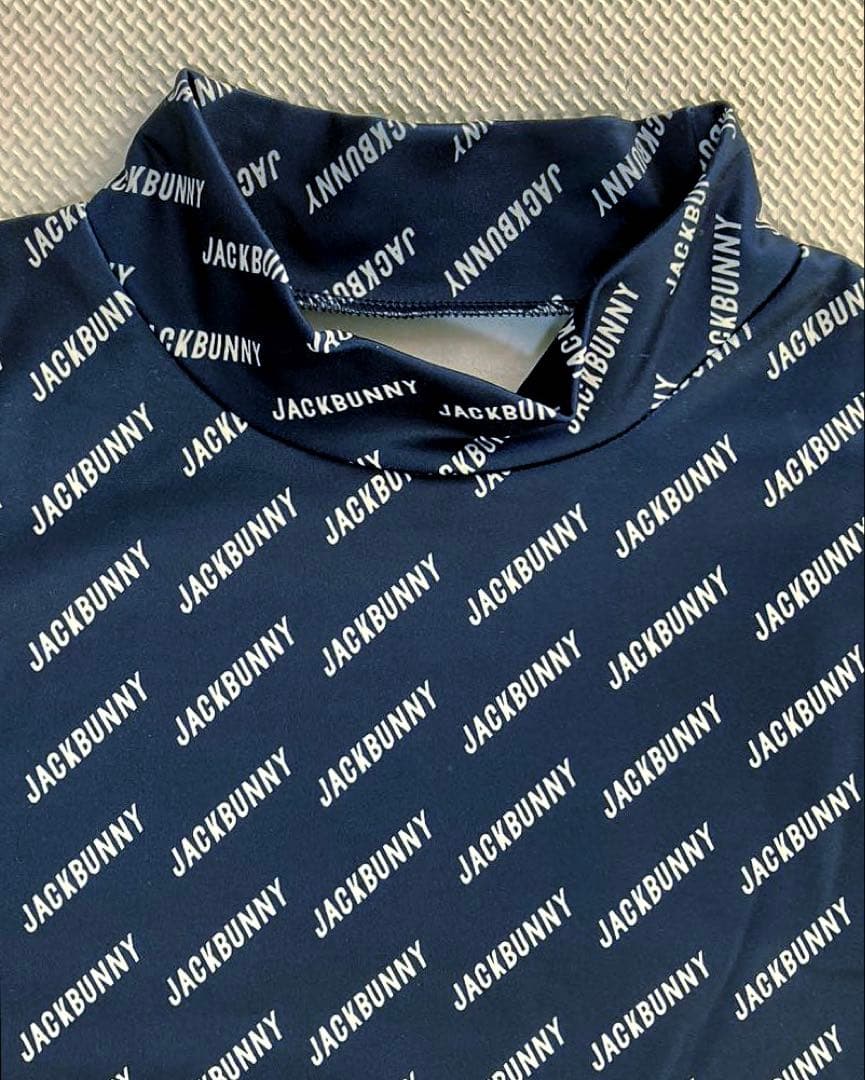 Jack Bunny!! ベア天竺 裏起毛 ウォームモックネック（NAVY／4）