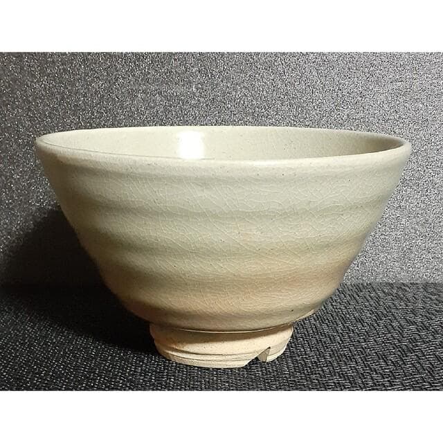 萩焼　【泰山】造　割高台　大振り　茶碗　茶道具　茶器　抹茶　抹茶茶碗