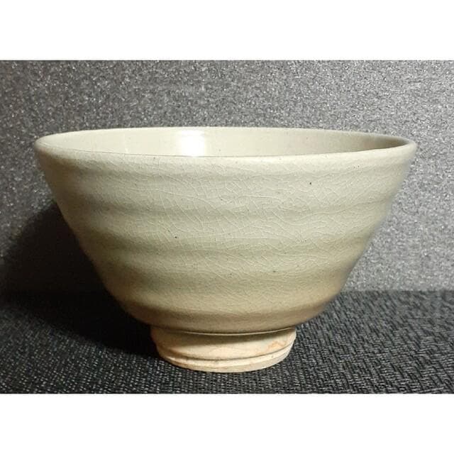 萩焼　【泰山】造　割高台　大振り　茶碗　茶道具　茶器　抹茶　抹茶茶碗
