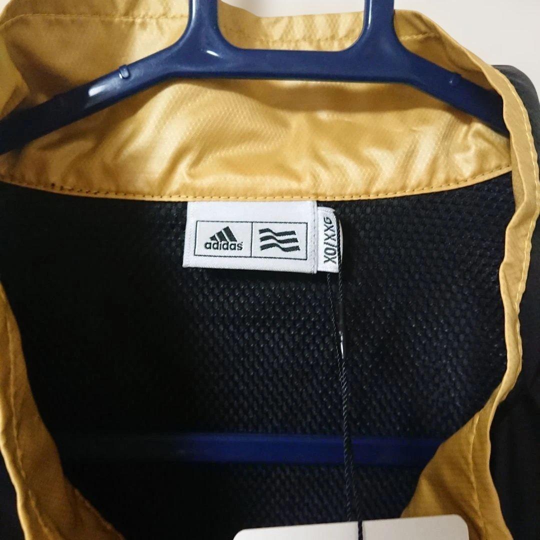 新品 adidas アディダス ゴルフ 黒金 ジャケット スニード XO 大きめ