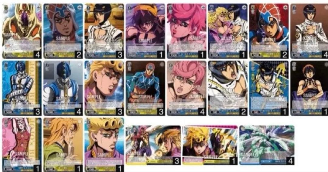ヴァイスシュヴァルツ　ジョジョ　2デッキ