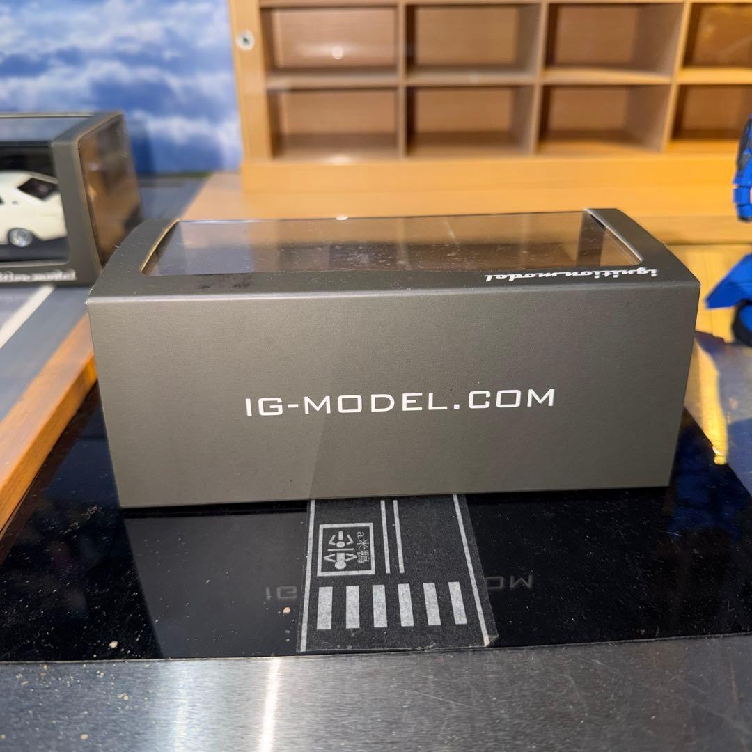 イグニッションモデル 1/43 ケンメリ 2ドア リバティウォーク ブルー