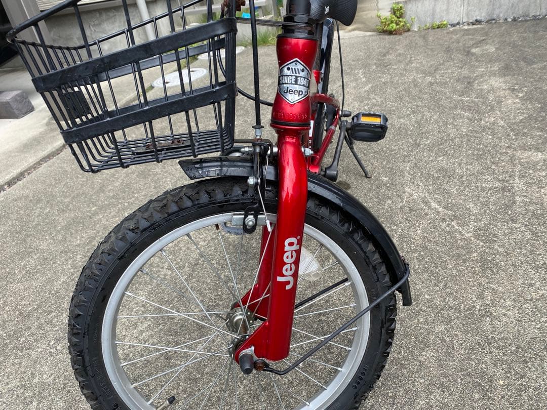 【にょにょ】Jeep 子供用自転車 18インチ（補助輪付属）