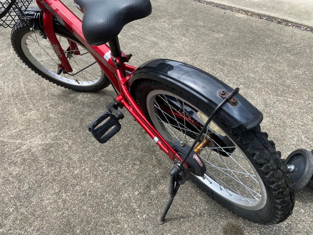 【にょにょ】Jeep 子供用自転車 18インチ（補助輪付属）