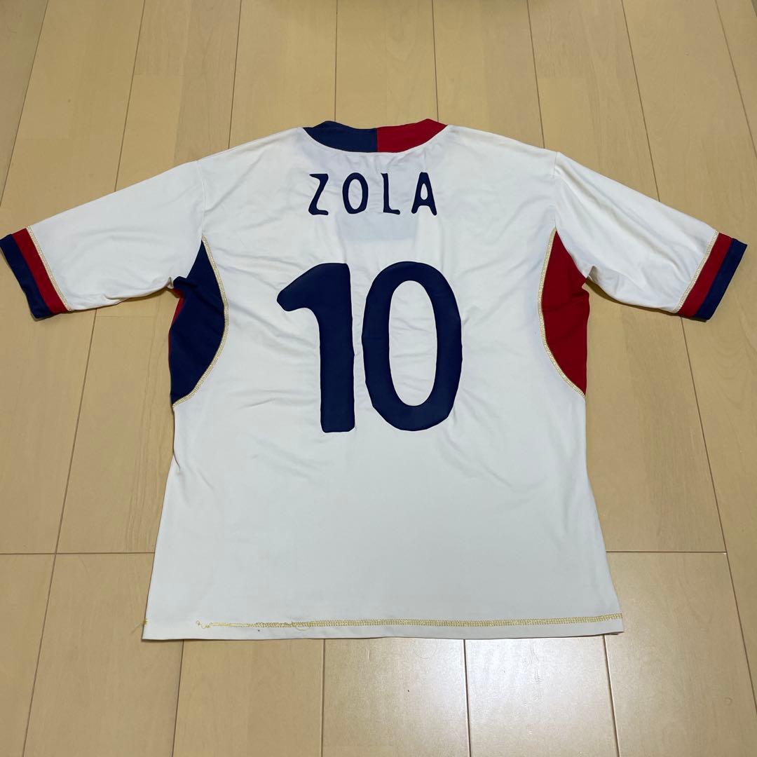 セリエA カリアリ Zola 10 ビンテージユニ 2004-2005