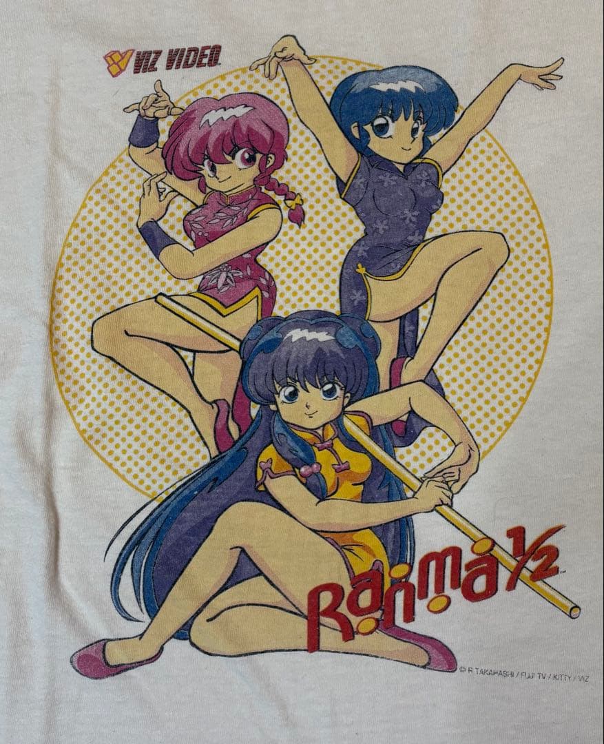 90s らんま1/2 Tシャツ L 当時物 ヴィンテージ アニメT