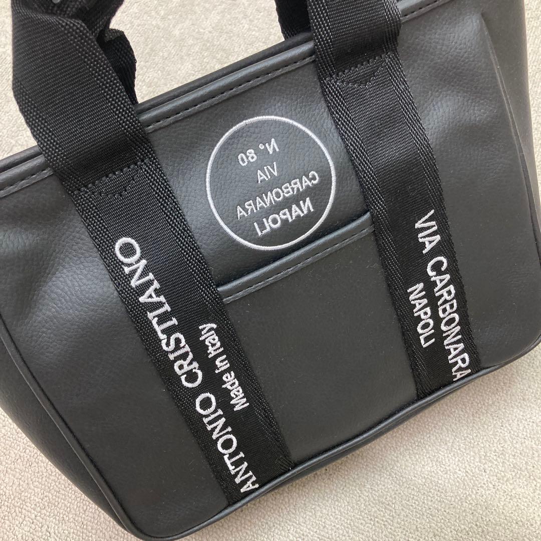新品　ANTONIO CRISTIANO カートバッグ　ブラック　メンズ　ゴルフ